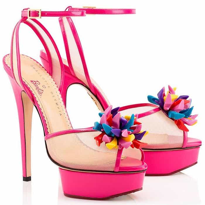 Charlotte Olympia Pomeline Barbie-Inspired Sandals