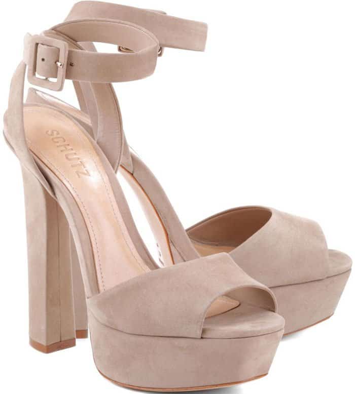 Nude Schutz "Amatista" Platform Sandals