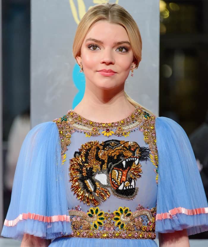 Anya Taylor-Joy at the 2017 EE British Academy Film Awards at Royal Albert Hall in London, England on February 12, 2017