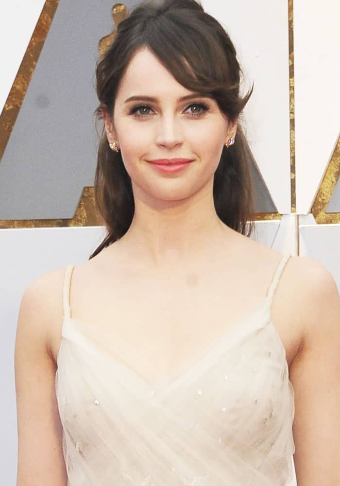Felicity Jones at the 89th Annual Academy Awards (Oscars 2017) held at the Dolby Theatre at the Hollywood Highland Center in Los Angeles on February 26, 2017
