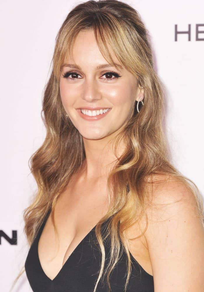 Leighton Meester at the "Harper’s Bazaar Celebrates 150 Most Fashionable Women" held at the Sunset Tower Hotel in Los Angeles on January 28, 2017