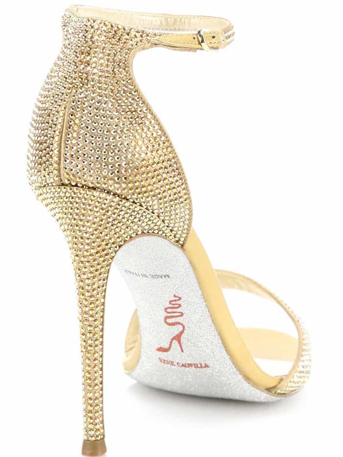 René Caovilla Crystal-Embellished Sandals