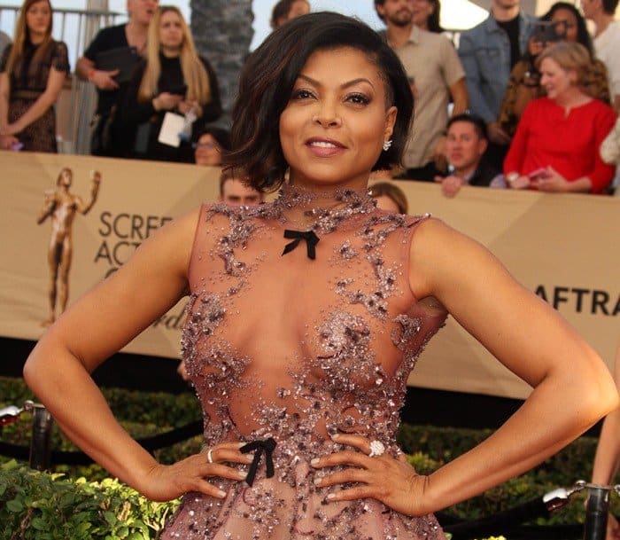 Taraji P. Henson accessorized with Nirav Modi jewelry