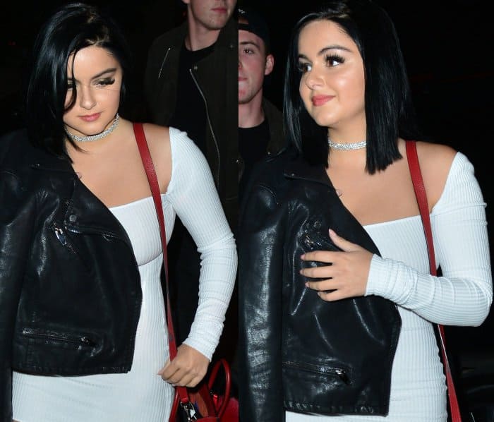 Ariel Winter arrives at Catch seafood restaurant in West Hollywood, California, on February 23, 2017