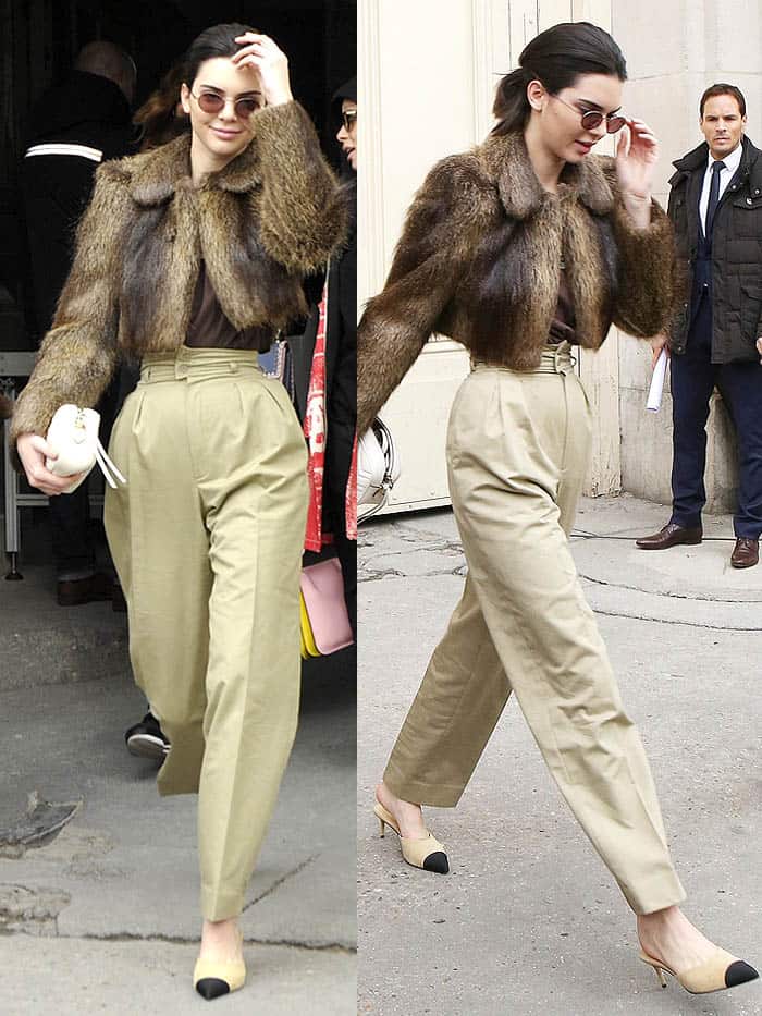 Kendall Jenner at the Chanel fall 2017 fashion show presented during Paris Fashion Week Womenswear Fall/Winter 2017/2018 in Paris, France, on March 7, 2017.