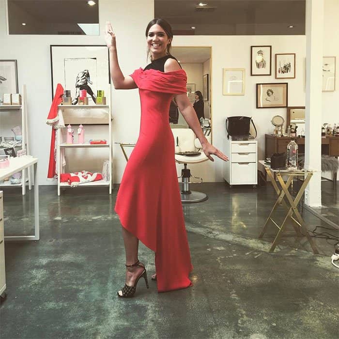 Mandy Moore's Instagram post that she captioned, "Off to the finale screening of #thisisus ... Sometimes you just gotta go dressed as your favorite emoji 💃🏻💃🏻💃🏻💃🏻" — posted on March 14, 2017