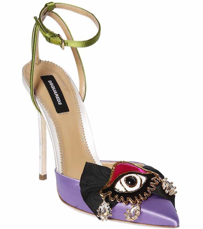 DSquared2 charm toe pumps