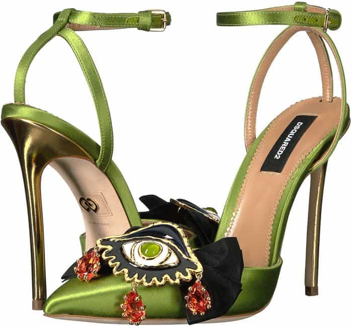 DSquared2 charm toe pumps