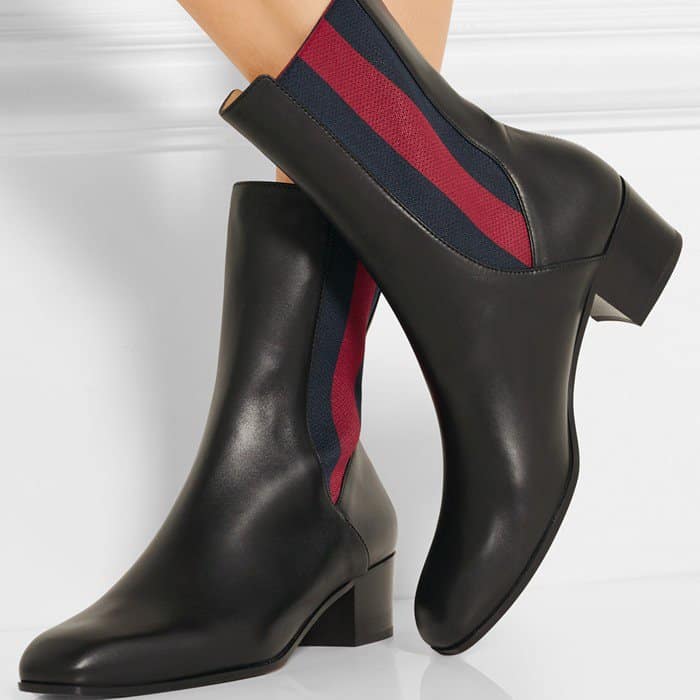 Gucci Leather Chelsea Boots