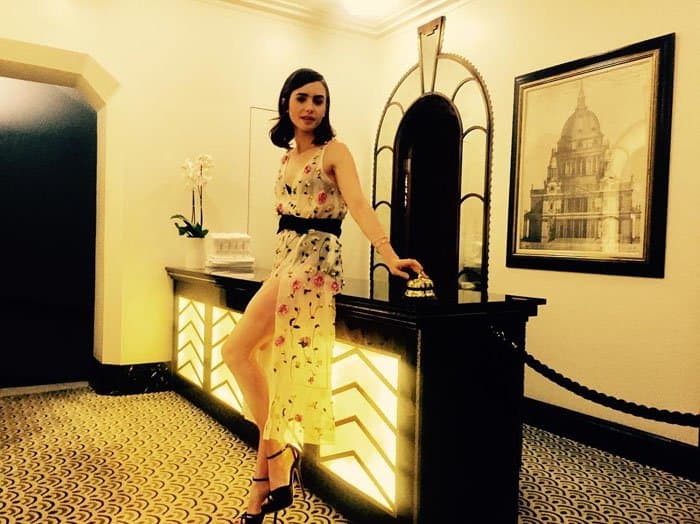 Lily posts an OOTD on her Instagram