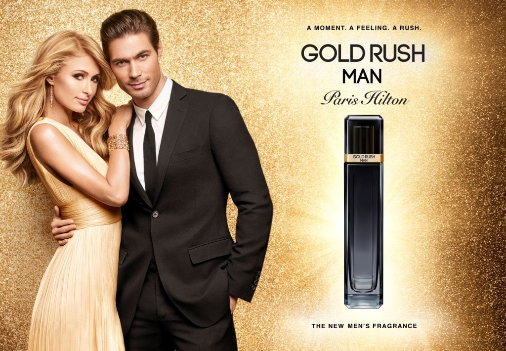 In February 2017, Paris Hilton launched a new perfume called Gold Rush Man, the 21st fragrance to be released from her illustrious fragrance empire