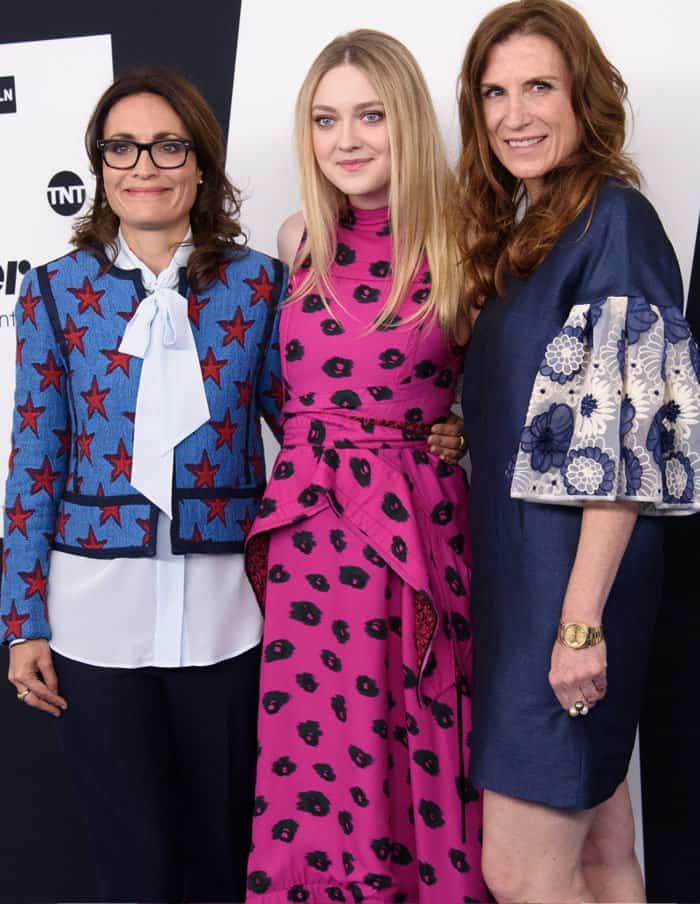Dakota poses with guests