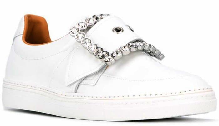 Maison Margiela Embellished Buckle Sneakers