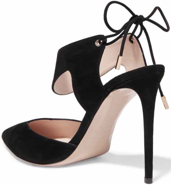 Nicholas Kirkwood “Leda” Pumps in Black Suede