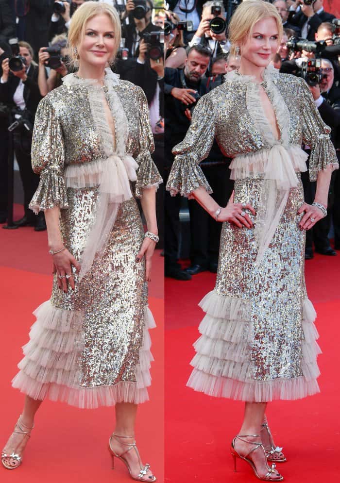 Nicole Kidman at the premiere of “How to Talk to Girls at Parties” during the 70th annual Cannes Film Festival in Cannes, France, on May 21, 2017