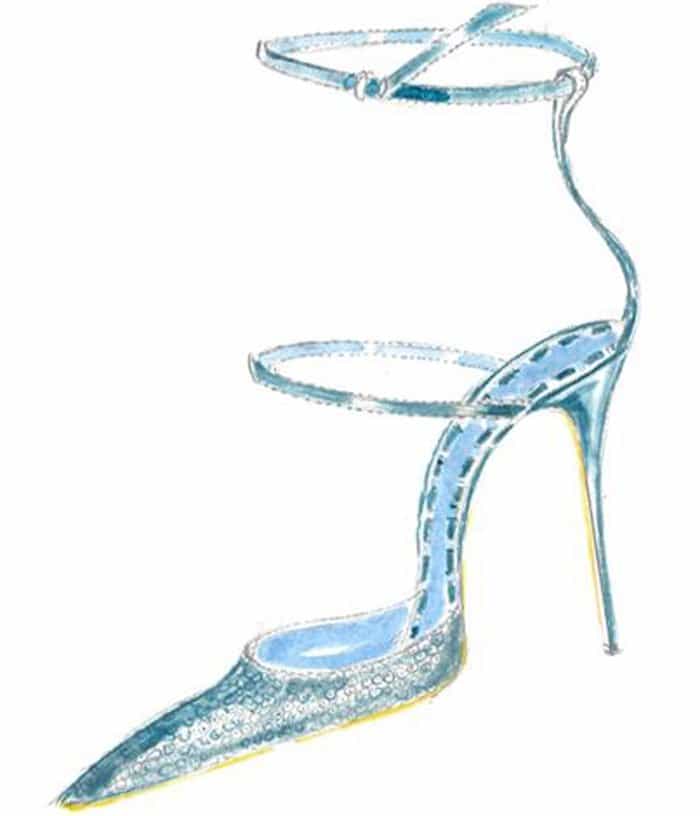 Rihanna x Manolo Blahnik Sea Salts Sequins shoes
