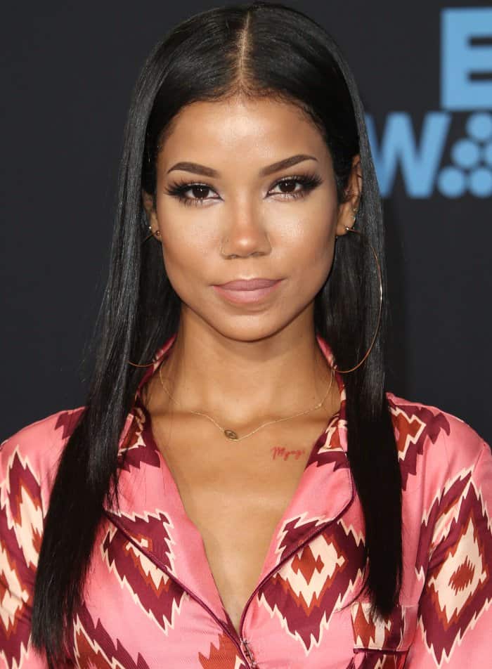 Jhene Aiko at the 16th Annual BET Awards held at the Microsoft Theater in Los Angeles, California, on June 25, 2017