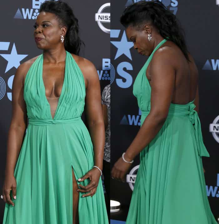 Leslie Jones at the 16th Annual BET Awards held at the Microsoft Theater in Los Angeles, California, on June 25, 2017