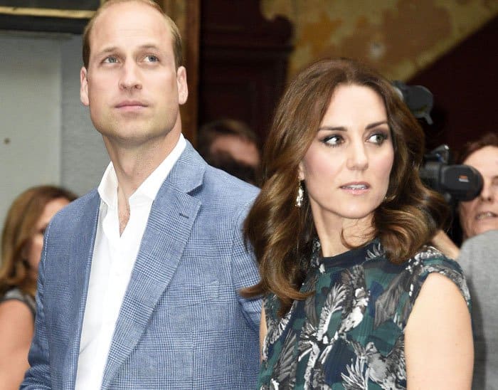 Accompanied by Prince William, Kate Middleton makes her appearance at Clärchens Ballhaus