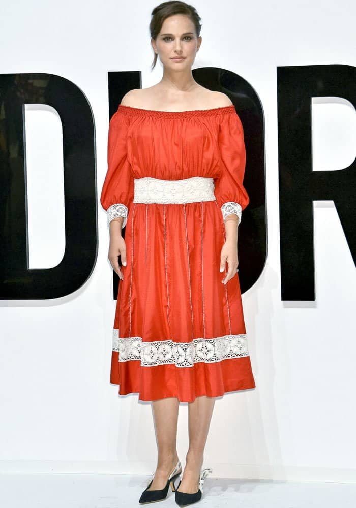 The ambassador showed up in head-to-toe Christian Dior pieces
