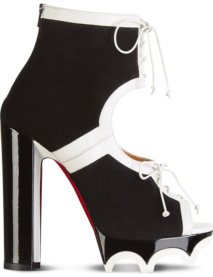 Christian Louboutin 'Lolacrampon' Booties in Black