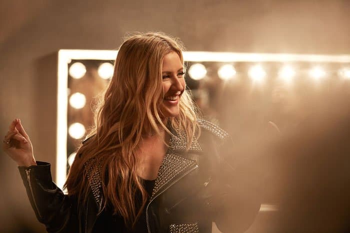 Ellie Goulding did an official photoshoot for the new collection, as well as a video shoot