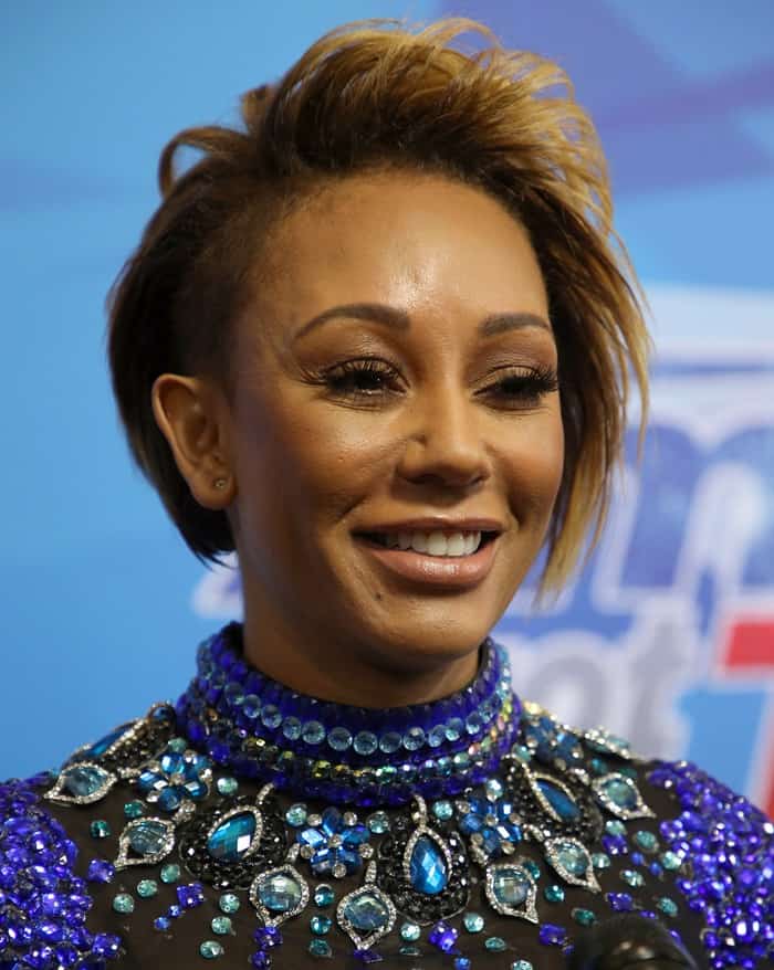 Mel B looked like the character Mystique from 'X-Men' with her outfit for America’s Got Talent live show