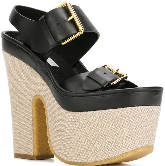 Stella McCartney Buckled Platform Sandals