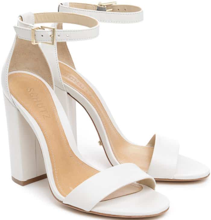 White Schutz "Enida" Sandals