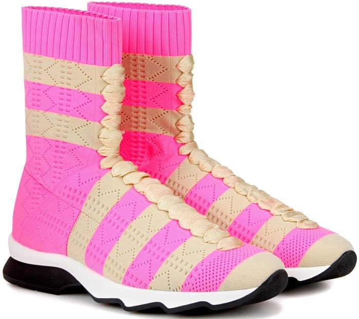 Fendi high-top sock sneakers