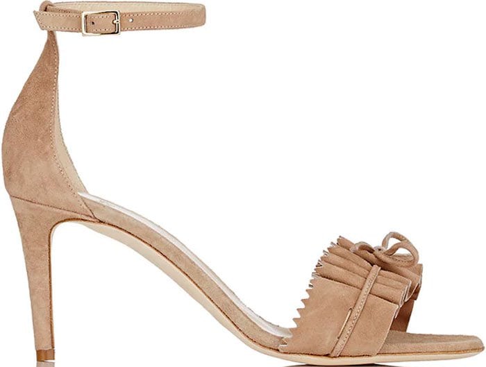Alexander White "Eva" Suede Sandals
