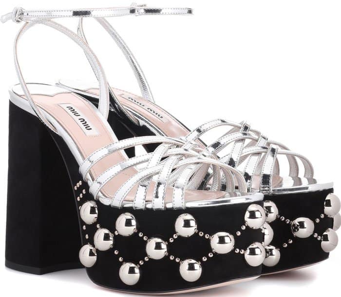 Miu Miu "Plateau" Sandals