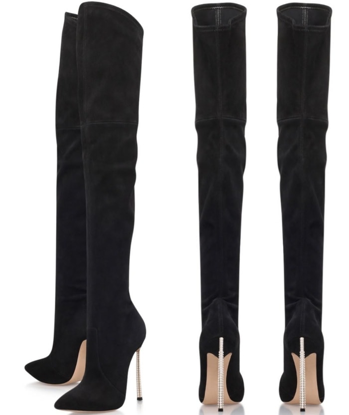Casadei "Blade" Thigh-High Boots