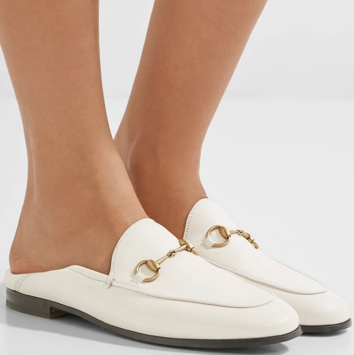 Gucci's horsebit-detailed leather collapsible-heel loafers debuted in 1953 and quickly became one of the house's most iconic styles