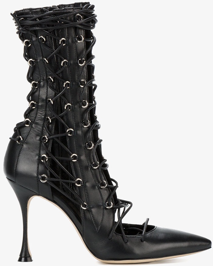 Liudmila "Drury Lane" Lace-Up Boots