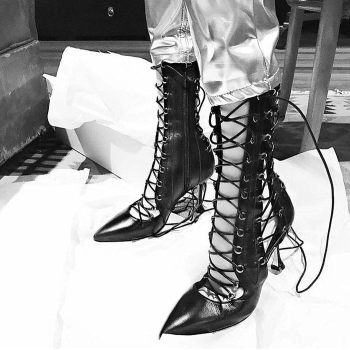 Liudmila "Drury Lane" Lace-Up Boots