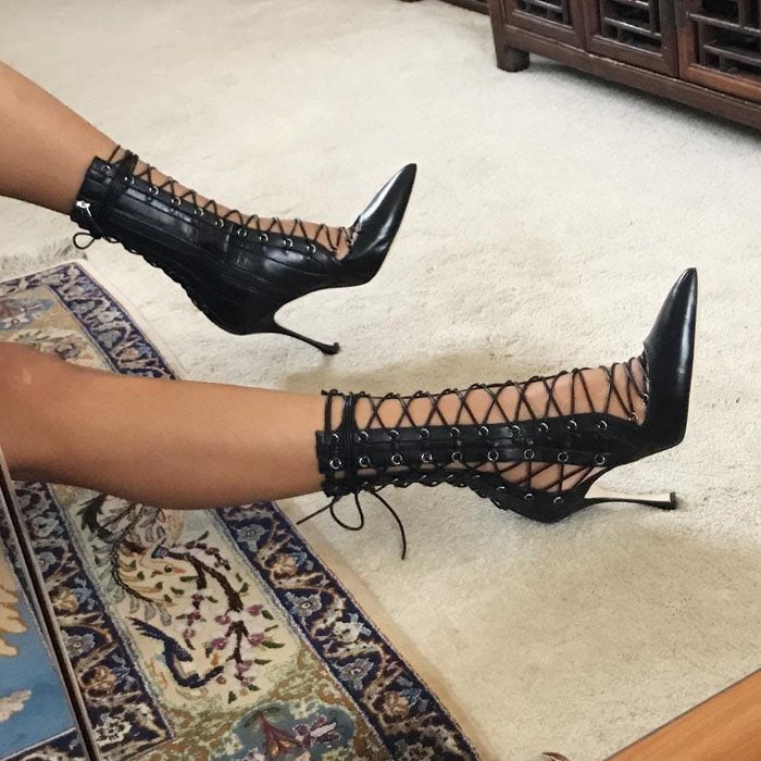 Liudmila "Drury Lane" Lace-Up Boots