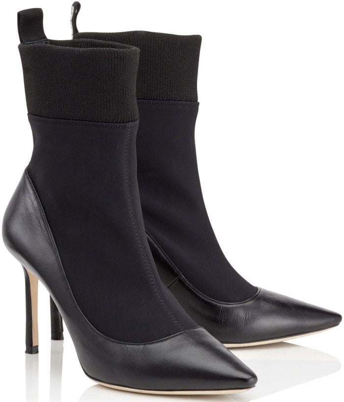 Jimmy Choo "Brandon" sock ankle boots