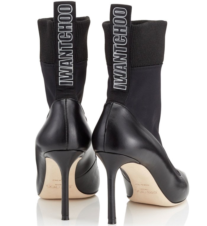 Jimmy Choo "Brandon" sock ankle boots