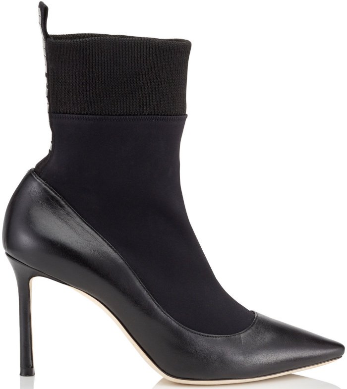 Jimmy Choo "Brandon" sock ankle boots