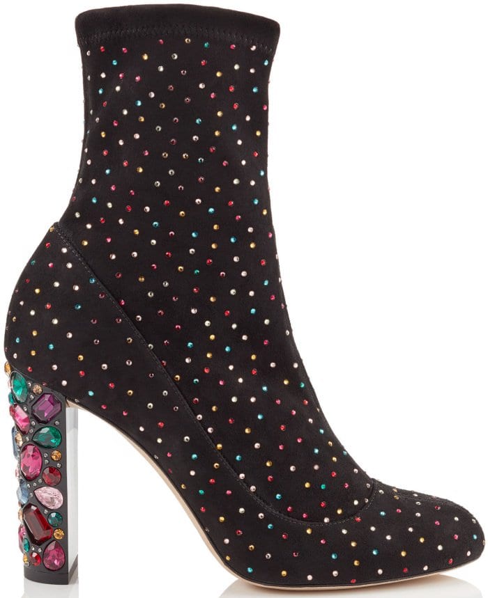 Jimmy Choo "Maine" embellished booties