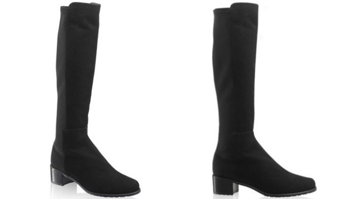 Stuart Weitzman for Russell and Bromley HalfnHalf stretch knee-high boots