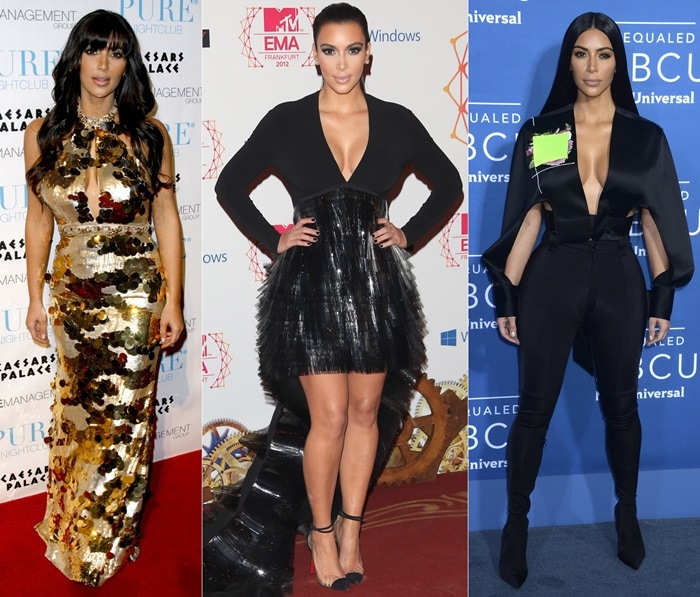 Kim Kardashian’s throwback looks highlight her evolving shoe game, from strappy platform heels to minimalist ankle-strap sandals and sleek pointed-toe boots that perfectly complemented her glamorous gowns and daring red-carpet outfits