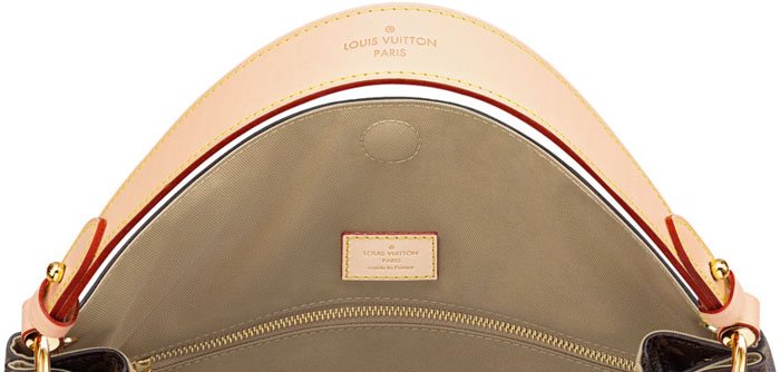 The Louis Vuitton logo should be crisp and clear