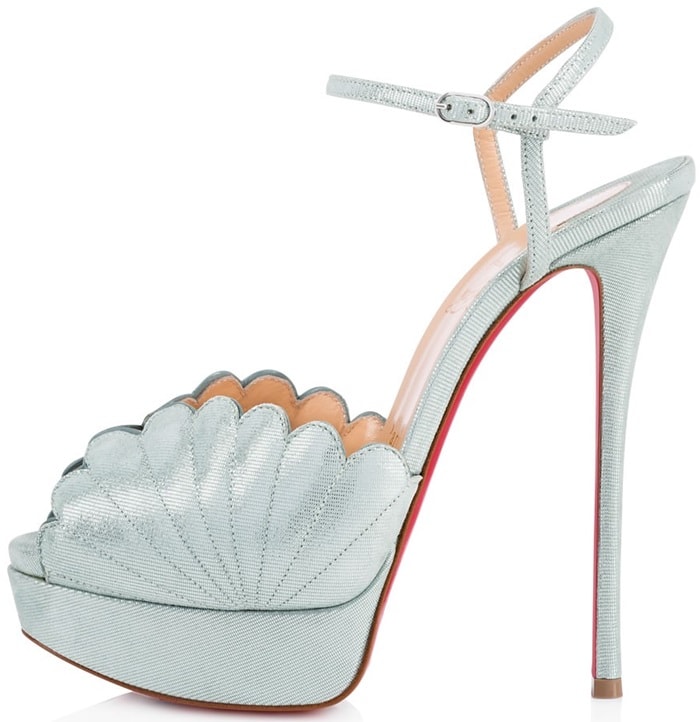 'Botticella Alta' Platform Sandals in Everest
