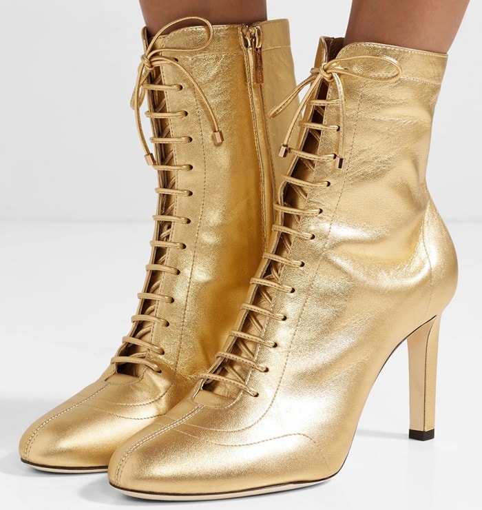 Don't underestimate just how versatile Jimmy Choo's 'Daize' boots are - they'll instantly add polish to love-worn denim and are the perfect height for midi hems