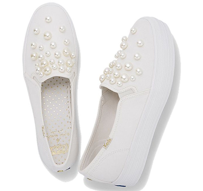 Keds for Kate Spade New York 'Triple Decker Pearls' Sneakers