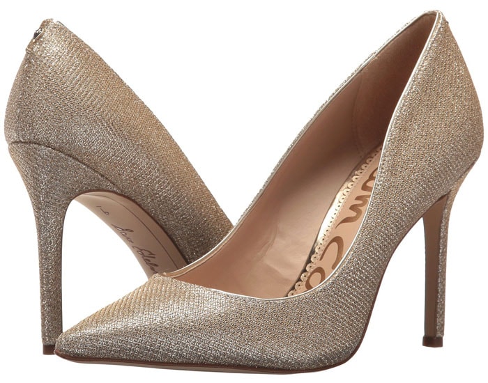 Sam Edelman 'Hazel' pumps in jute glam mesh