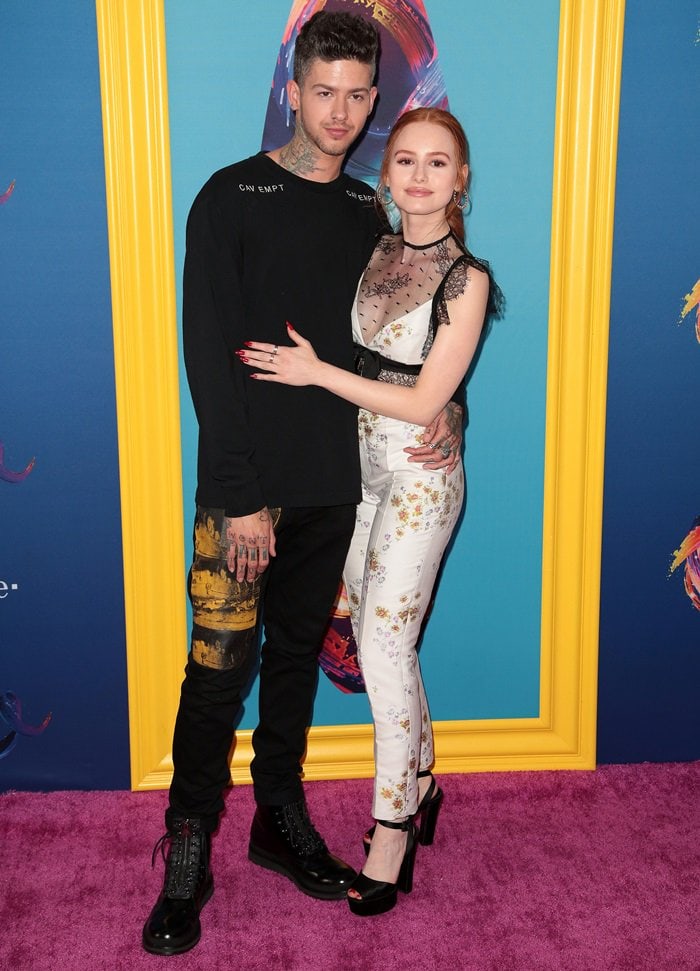 Madelaine Petsch and Travis Tatum Mills at the 2018 Teen Choice Awards held at The Forum in Inglewood, California, on August 12, 2018