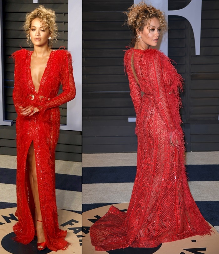 Rita Ora in Olgana Paris 'La Coquette' sandals